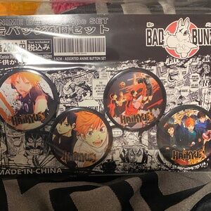 Haikyuu 4pc pin set